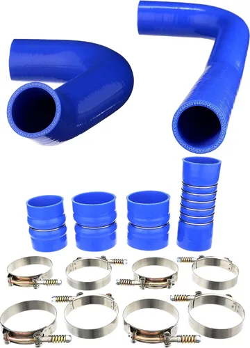 Manguera de radiador de silicona resistente de 5 capas y kit de arranque intercooler compatible con Dodge Ram 2500 3500 5.9L Cummins Diesel 2003,