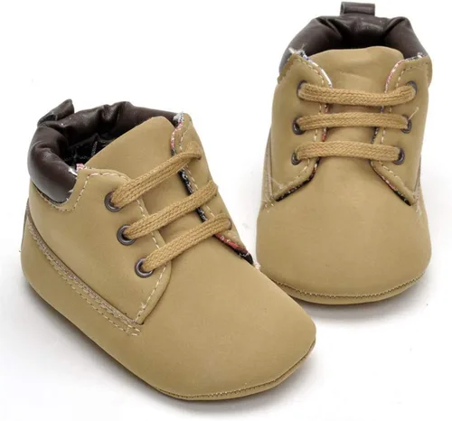 Miniatura 2 de Zapatos de bebé para niños de alta calidad, color marrón