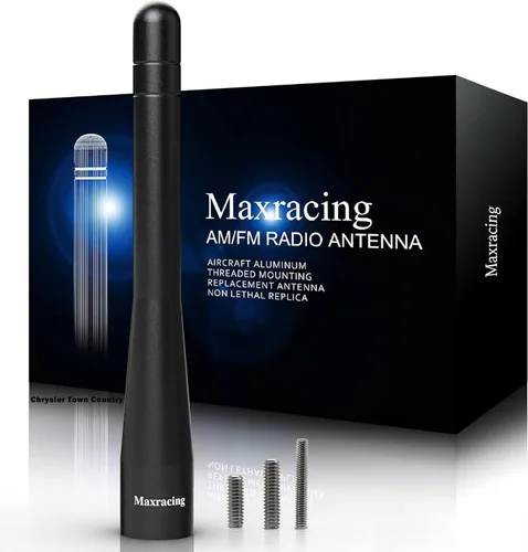 Miniatura 41 de MAXRACING - Antena corta para camión compatible con Z3 y Z4 1996-2016, segura para autolavado, antena de repuesto de aluminio