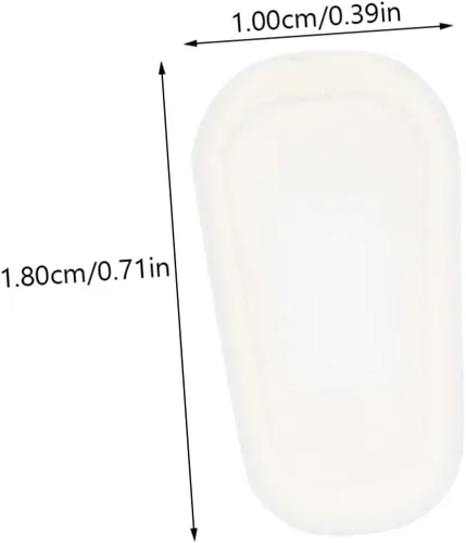 Miniatura 3 de GLEAVI 36 pares de almohadillas de silicona para la nariz, cojín antideslizante y suaves agarres de nariz para anteojos, gafas de sol, duraderas