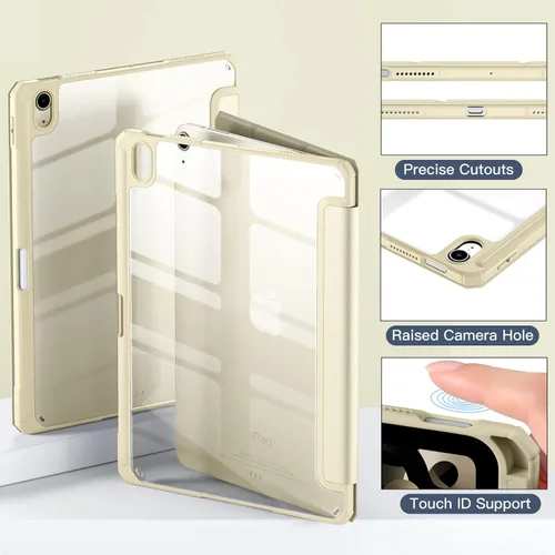 Miniatura 5 de Funda compatible con iPad Air de 11 pulgadas M4 (2026) / M3 (2025) / M2 (2024), para iPad Air de 6ª/5ª/4ª generación de 10.9 pulgadas con soporte