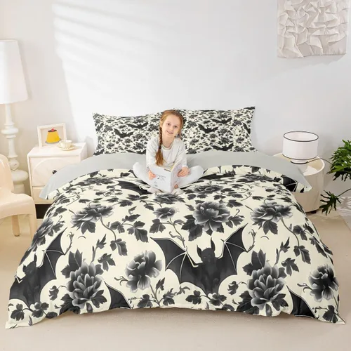 Miniatura 32 de Feelyou Love Gymnastics - Juego de ropa de cama de gimnasia para niñas y niños, ejercicios de suelo, ballet, funda de edredón decorativa de Multi 902