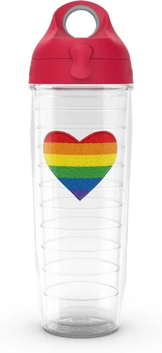 Miniatura 12 de Tervis Vaso aislado de doble pared Pride Heart hecho en Estados Unidos mantiene las bebidas frías y calientes, 24 onzas, clásico