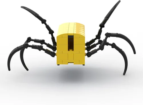 Miniatura 3 de Juego de bloques de construcción de figuras de Charles, juguetes de modelo de monstruo de tren araña de juego de terror, ladrillos de construcción