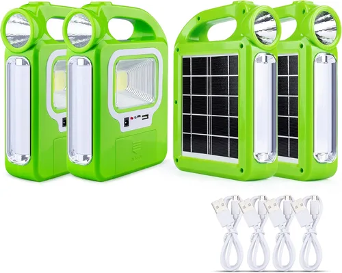 Miniatura 7 de Linterna solar para camping, accesorios esenciales, linterna LED recargable para cortes de energía, luces de tienda de campaña para emergencias