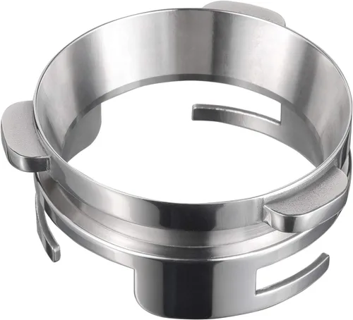 Embudo dosificador manos libres, MATOW embudo dosificador de 54 mm con disparador para molinillo compatible con portafiltros Breville de 54 mm