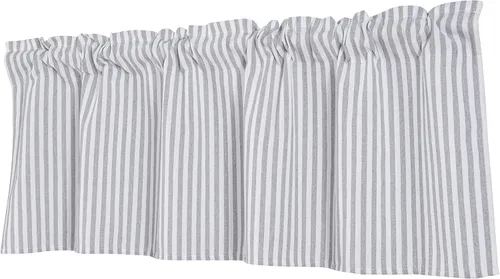 Miniatura 3 de Cortinas texturizadas a rayas con patrón de rayas para ventana reductora de luz para sala de estar, dormitorio, cocina, cenefa con bolsillo