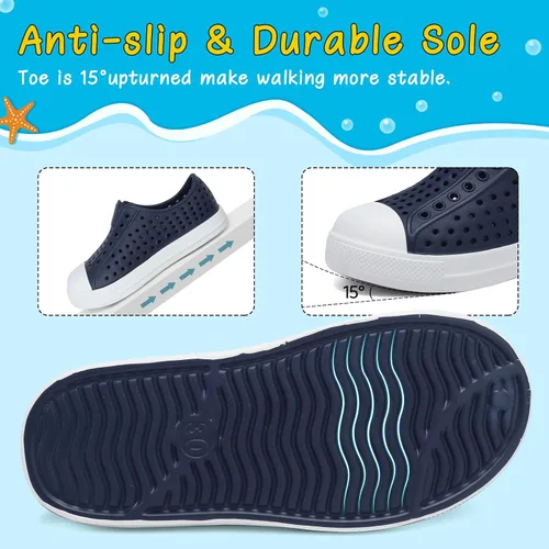 Miniatura 3 de ziitop Zapatos de agua para niños y niñas, sandalias de bebé, zapatos deportivos para playa, jardín, natación, antideslizantes, transpirables