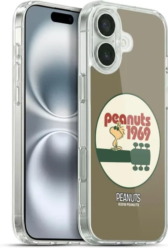 Miniatura 131 de Head Case Designs Funda de gel Woodstock 50th con licencia oficial de Peanuts Snoopy Guitar 1969 [protección de grado militar] compatible con Apple