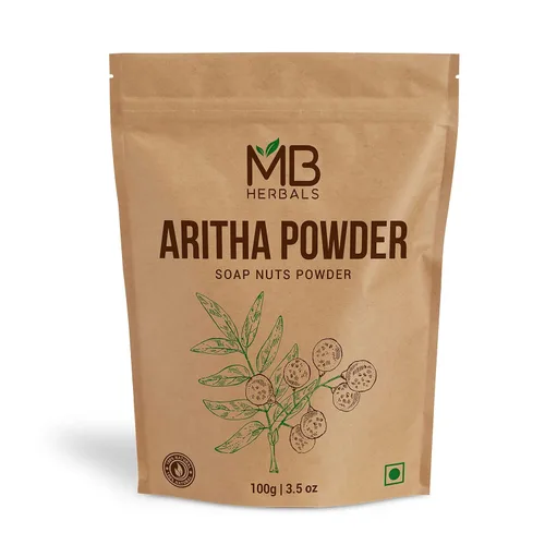 Miniatura 4 de MB Herbals Aritha Powder 16 oz 1 LB 100% puro y orgánico cultivado (silvestre) Jabón en polvo de nuez Champú y acondicionador natural