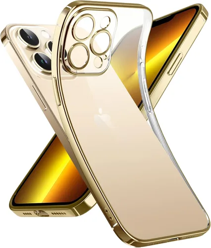 Miniatura 45 de Supdeal Funda transparente para iPhone 13 Pro, no amarillea, protección de cámara, probada en caídas de grado militar, transparente, a prueba