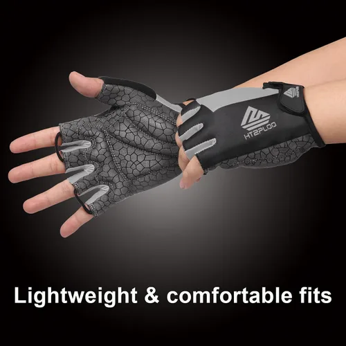 Miniatura 7 de HTZPLOO Guantes de bicicleta guantes de ciclismo guantes de ciclismo de medio dedo guantes de bicicleta para hombres y mujeres con almohadilla