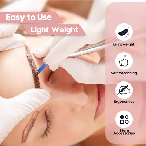 Miniatura 4 de Kit de microblading, kit de microblade para cejas Microblading Pen con cuchillas de microblading Suministros de microblading para suministros de Kit
