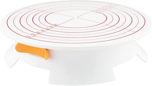 Miniatura 14 de Restaurantware Pastry Tek - Tocadiscos para tartas de 12 pulgadas, 1 soporte giratorio resistente para tartas, base antideslizante con interruptor