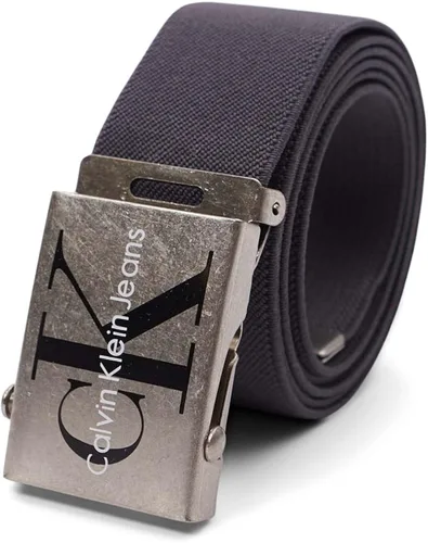Miniatura 4 de Calvin Klein de los hombres ajustable Firma algodón belt-white