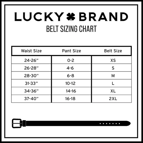Miniatura 6 de Lucky Brand Cinturones llamativos de cuero para mujer