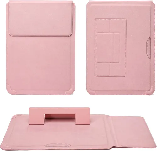 Miniatura 2 de Funda para portátil con soporte y alfombrilla para ratón de 15-16 pulgadas Funda para portátil Funda para Chromebook Cubierta protectora de cuero