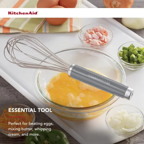 Miniatura 4 de KitchenAid Batidor clásico utilitario, 10.5 pulgadas, color gris