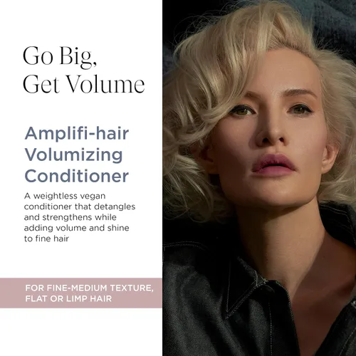 Miniatura 2 de Intelligent Nutrients Amplifi-hair Acondicionador voluminizador, hidratación y desenredante sin peso para cabello fino, fórmula de acondicionamiento