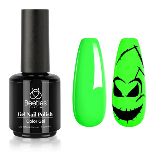 Miniatura 397 de Beetles - Esmalte de uñas de gel marrón – 0.5 onzas líquidas de esmalte de gel marrón oscuro, lámpara LED UV para uñas, regalo de manicura para I
