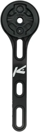 K-Edge | Soporte para manillar de computadora de bicicleta de tubo superior | para dispositivos GPS Garmin | Negro | accesorios de