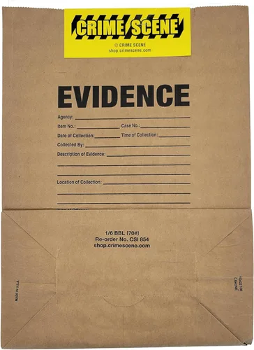 Miniatura 8 de Bolsas de evidencia, paquete de muestra de papel y plástico (12 bolsas)