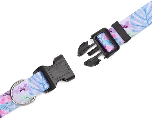 Miniatura 5 de Mercano Collar ajustable para perro, patrones de diseño especial, nailon suave, cómodo y resistente, collar para mascotas para perros pequeños