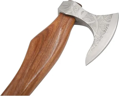 Miniatura 2 de Medieval Warrior Hacha Tomahawk Viking Tomahawk hecha a mano forjada a mano personalizada-hacha de caza-hacha de camping. (diseño)