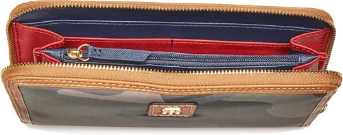Miniatura 4 de Tommy Hilfiger Julia - Cartera grande de nailon con cremallera para mujer