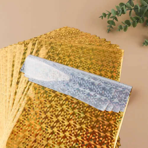 Miniatura 21 de Briartw Papel de Aluminio Termoadhesivo 20x29cm Paquete de 50 Hojas Papel Reactivo para Sellado en Caliente por Impresora Láser y Laminadora