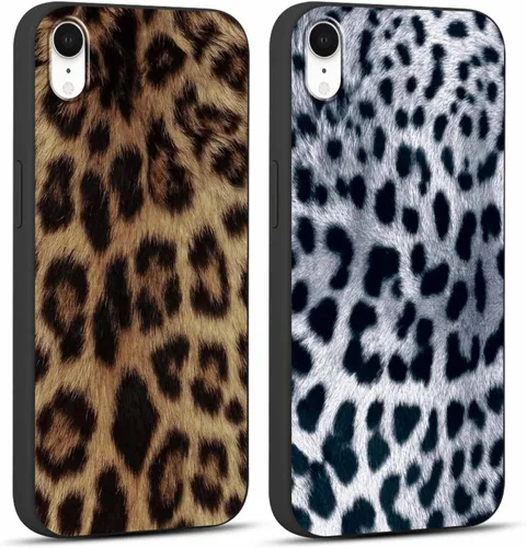 Miniatura 22 de Paquete de 2 Fundas de Teléfono Bonitas con Estampado de Guepardo para Apple iPhone 13 Pro Max de 6.7 Pulgadas, Fundas de Diseño