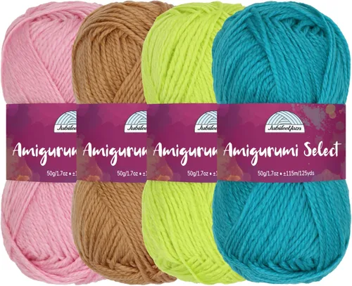 Miniatura 11 de JubileeYarn Amigurumi Select - Hilo de acrílico para bebé - Surtido de inspiración 83-4 madejas