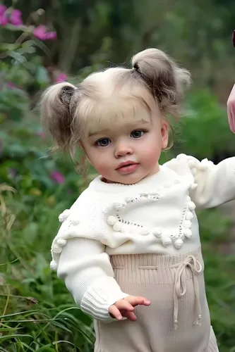 Miniatura 6 de Angelbaby Muñecas Reborn de aspecto real de 26 pulgadas, muñeca de bebé realista de silicona suave con peso para niña recién nacida, adorable niña