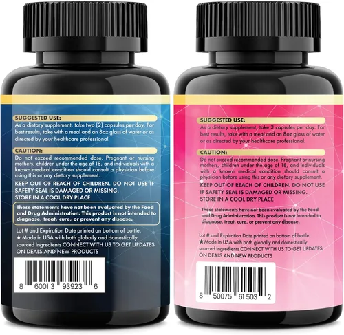 Miniatura 9 de Paquete de Suplementos Parox Cortisol y Myo-Inositol, Paquete de Calma y Suavidad, Equilibrio de Cortisol 13-en-1, Magnesio, Ashwagandha, L-Teanina