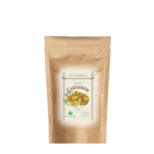 Miniatura 44 de Pastillas Herbales Orgánicas de St. Claire, (Jengibre, lata de 1.5 onzas, paquete de 3) Sin gluten, veganas, sin OMG, a base de plantas, sin