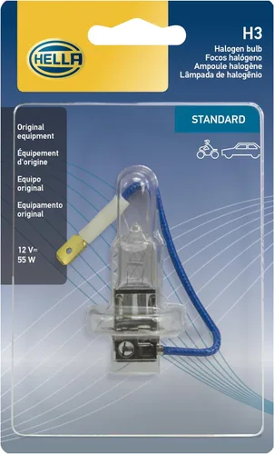 HELLA H3SB Foco halógeno estándar de blíster único, 12 V, 55 W