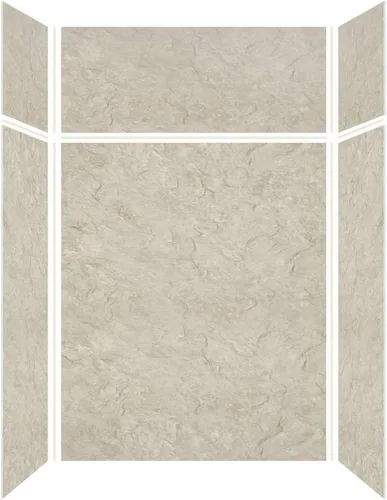 Miniatura 69 de Transolid EWKX483696-41 Expressions - Kit de pared de ducha de 6 paneles con extensión, 36 pulgadas de largo x 48 pulgadas de ancho x 96 pulgadas