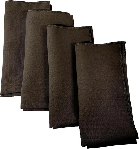 Miniatura 35 de LA Linen Paquete de 10 servilletas de popelina de poli, servilletas de tela suave, servilletas lavables y reutilizables, servilletas de mesa