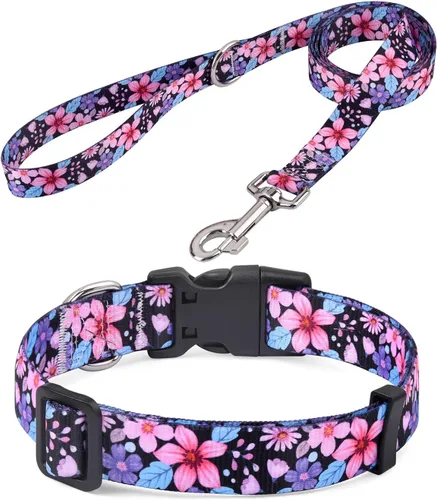 Miniatura 25 de Collar para Perros para Perros Pequeños y Gatos, Collar Suave y Cómodo para Mascotas para Perros Pequeños, Medianos y Grandes, Patrón Geométrico