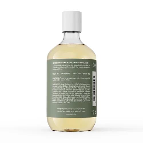 Miniatura 2 de Deep Steep Baño de burbujas, 17oz (menta de romero)