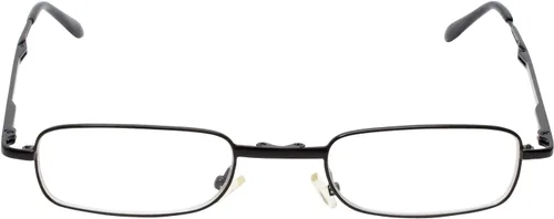 Miniatura 2 de Calabria 308 gafas de lectura plegables +0.50 negro hombres mujeres delgado plegable bolsillo lector resorte bisagra gafas compacto w/caso