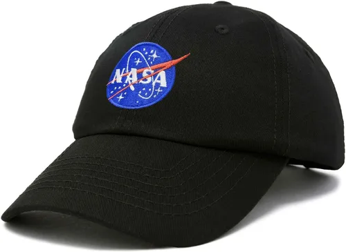 Miniatura 4 de DALIX Gorra de béisbol de la NASA Meatball Insignia Worm Logo para niños y niñas