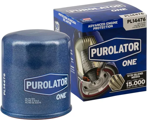 Purolator PL14476 PurolatorONE - Filtro de aceite giratorio de protección avanzada para motor compatible con Toyota Corolla, Camry, Prius, Yaris,