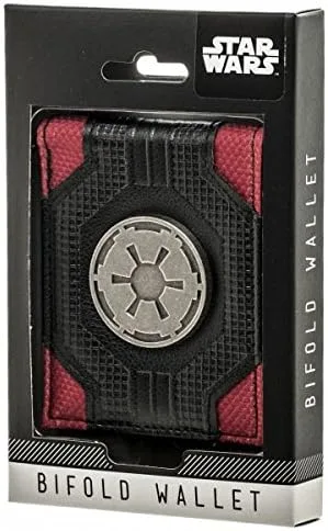 Miniatura 4 de Star Wars Imperial Empire Emblema Logo Mix Material Bi-fold Caja de regalo