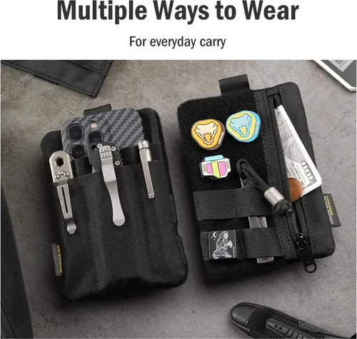 Miniatura 4 de VIPERADE VE27 EDC Organizador, bolsa multiherramienta de 6 bolsillos con cremallera