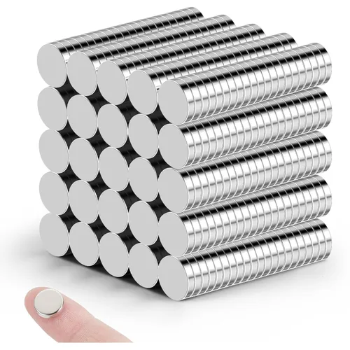 Miniatura 12 de DIYMAG 200 pequeños imanes redondos para refrigerador, disco de neodimio de tierras raras, mini imanes en miniatura para manualidades, bricolaje