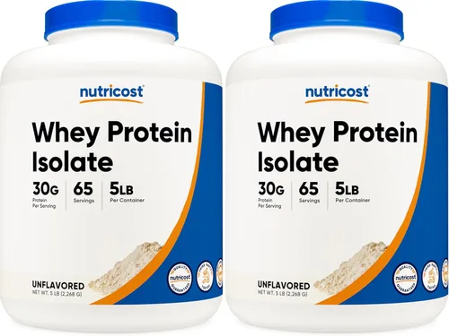 Miniatura 15 de Nutricost Polvo aislado de proteína de suero (vainilla) 2LBS