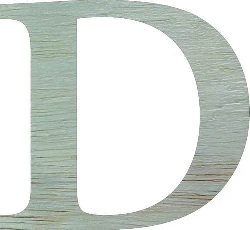 Miniatura 13 de Letras de madera para colgar en la pared de 15 pulgadas B Times New Roman Font, decoración de madera DIY Shape Letter, encantador cuarto de bebé sin