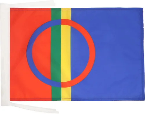 Miniatura 1101 de Bandera de México AZ FLAG, 45.7 x 30.5 cm, con cordones - Pequeñas banderas mexicanas de 30 x 45 cm - Bandera de 45.7 x 30.5 cm