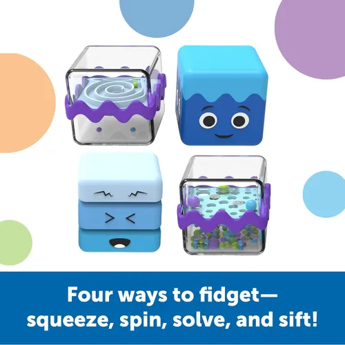 Miniatura 3 de Learning Resources Cool Down Cubes Juego Sensorial de Juguetes de Jugar - Actividades de Rincón Tranquilo para Niños, Habilidades de Regulación